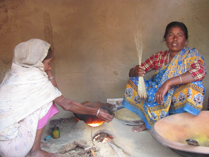 Making puffed rice